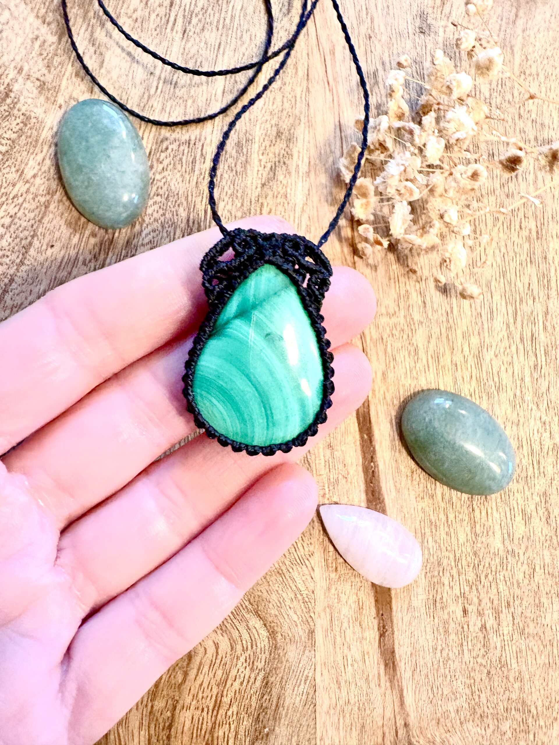Médaillon malachite